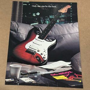 Fender Strat Ultra - Fender Guitars - 1990 Print Advertisement
